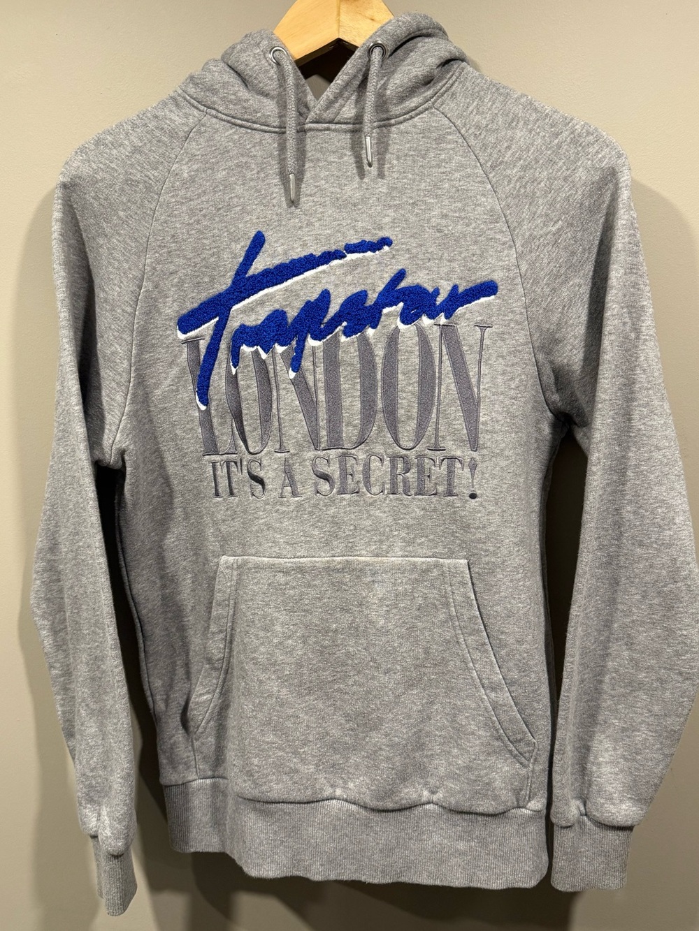 Trapstar London Gray Hooded Sweatshirt Mens XS